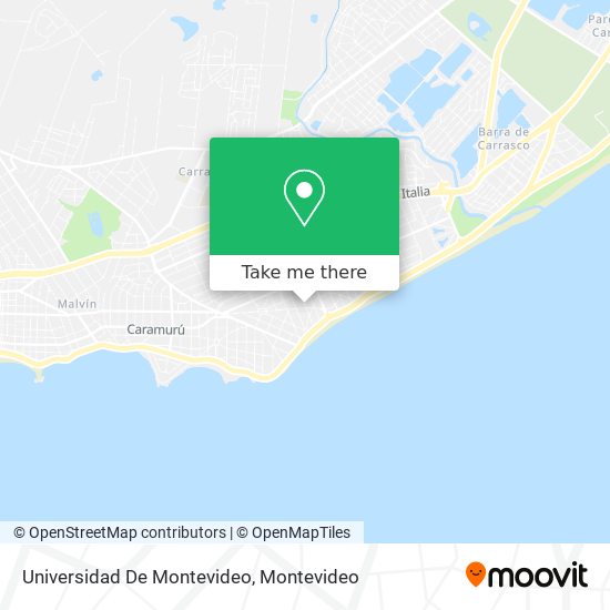 Universidad De Montevideo map