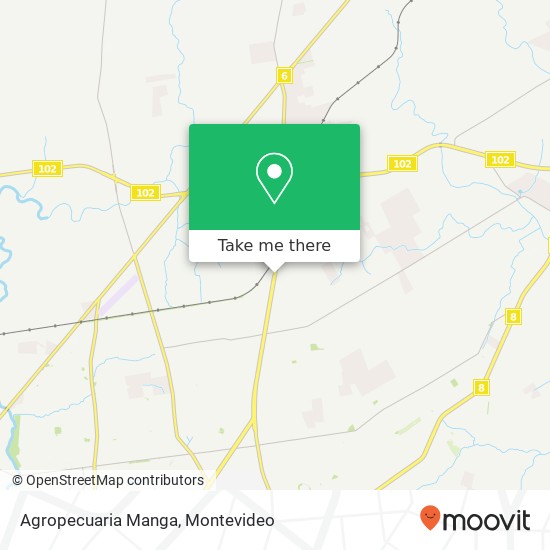 Agropecuaria Manga map