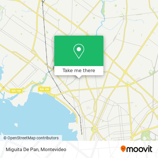 Miguita De Pan map