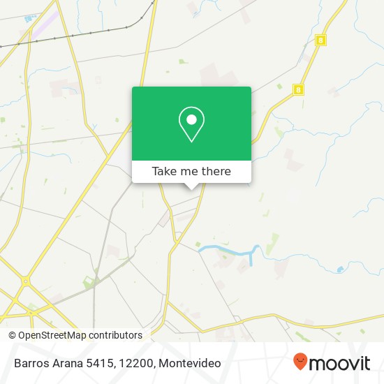 Barros Arana 5415, 12200 map