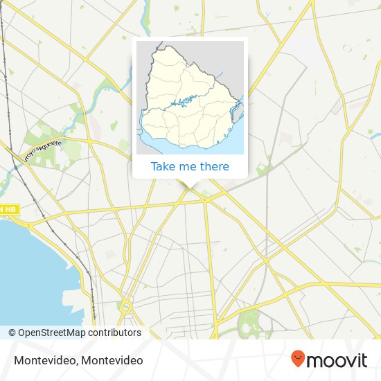 Mapa de Montevideo