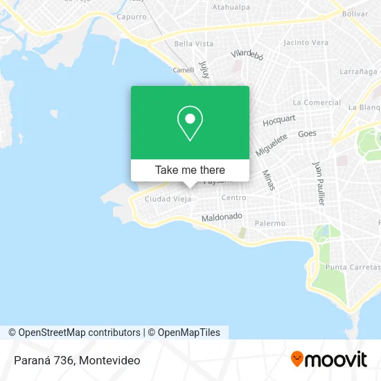 Mapa de Paraná 736