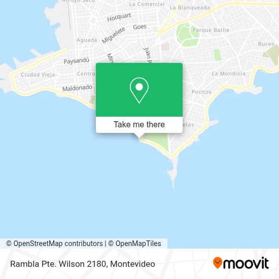 Rambla Pte. Wilson 2180 map