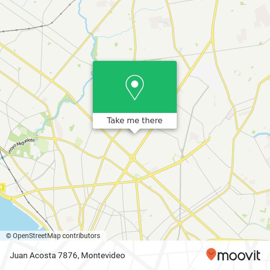 Juan Acosta 7876 map