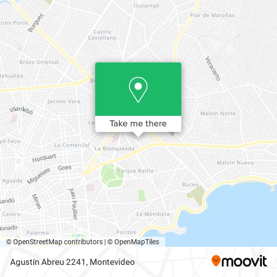Agustín Abreu 2241 map