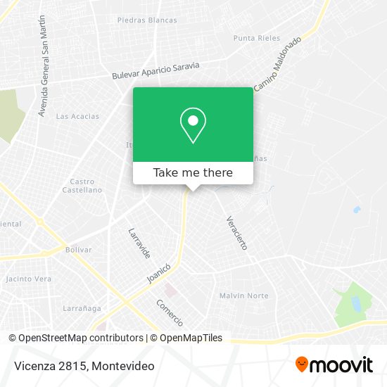 Vicenza 2815 map