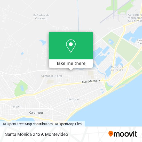 Santa Mónica 2429 map