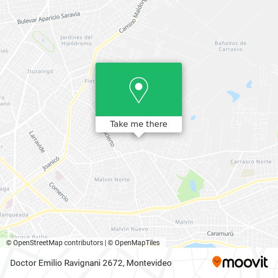 Doctor Emilio Ravignani 2672 map