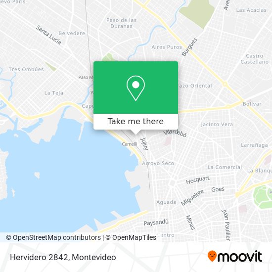 Hervidero 2842 map