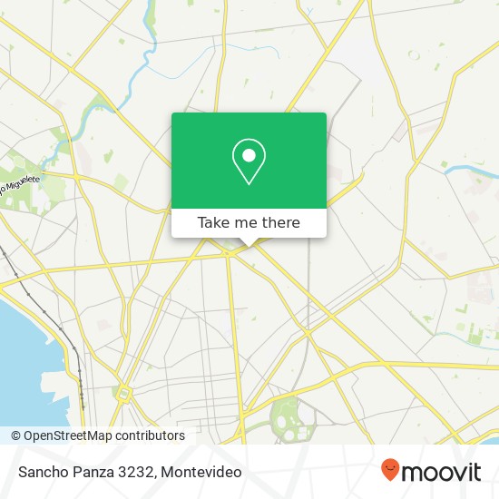 Sancho Panza 3232 map