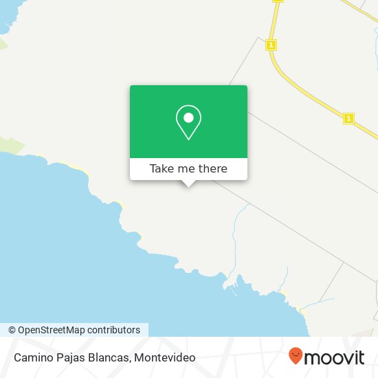 Camino Pajas Blancas map