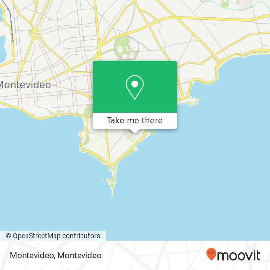 Montevideo map