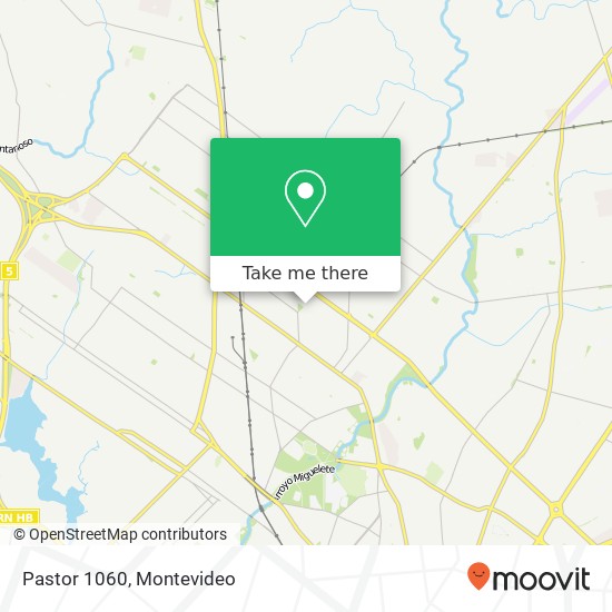 Pastor 1060 map