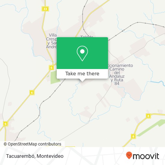 Tacuarembó map