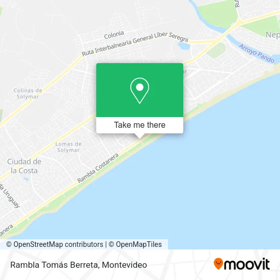 Mapa de Rambla Tomás Berreta