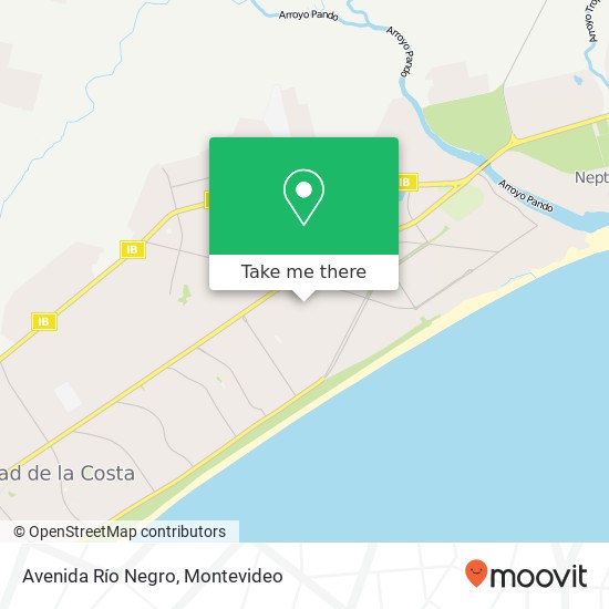 Avenida Río Negro map