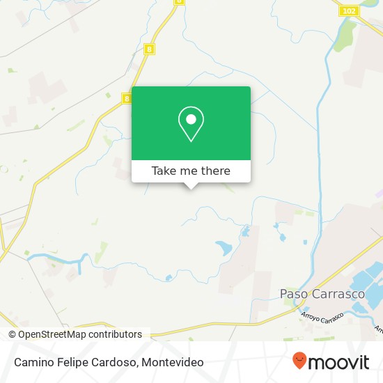 Camino Felipe Cardoso map