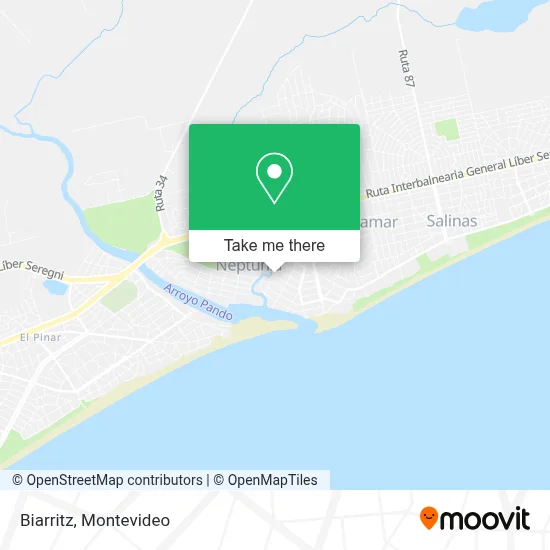 Biarritz map