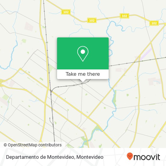 Mapa de Departamento de Montevideo