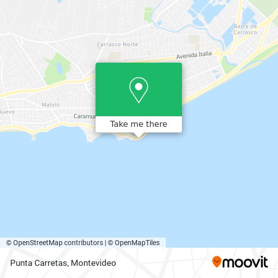 Punta Carretas map
