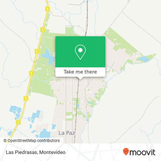 Las Piedrasas map