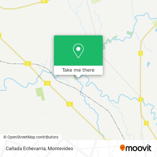 Cañada Echevarría map