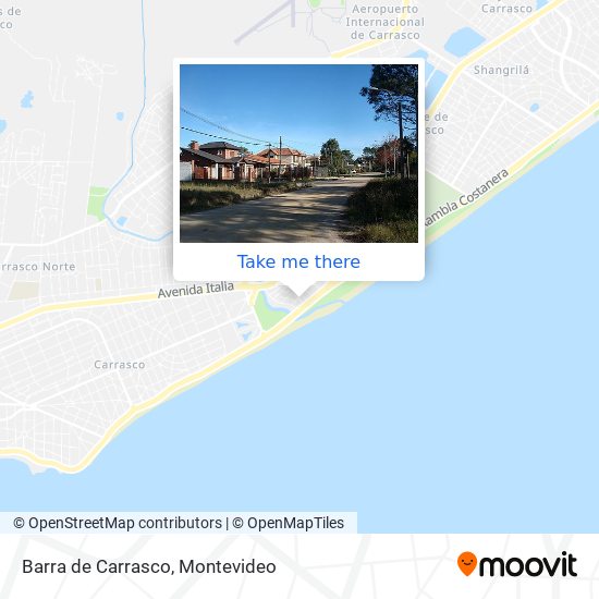Barra de Carrasco map