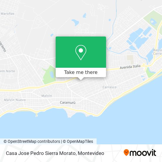 Casa Jose Pedro Sierra Morato map