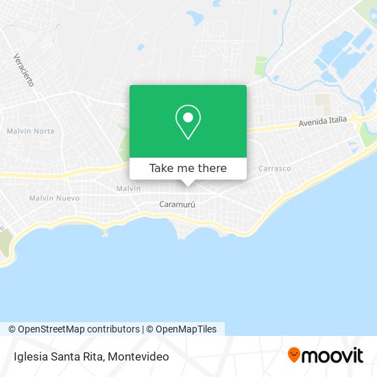 Mapa de Iglesia Santa Rita