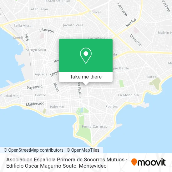 Mapa de Asociacion Española Primera de Socorros Mutuos - Edificio Oscar Magurno Souto