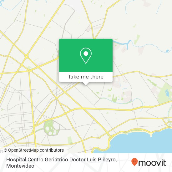 Hospital Centro Geriátrico Doctor Luis Piñeyro map