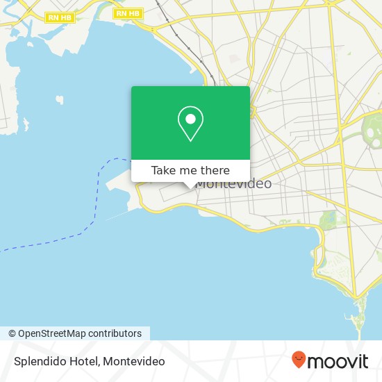 Mapa de Splendido Hotel