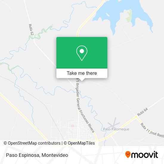 Mapa de Paso Espinosa