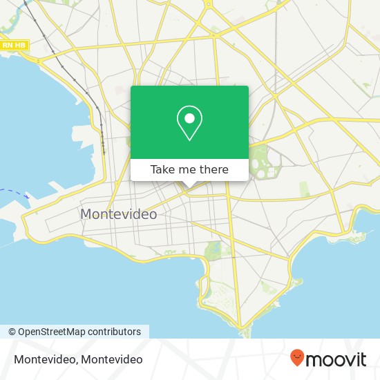 Montevideo map