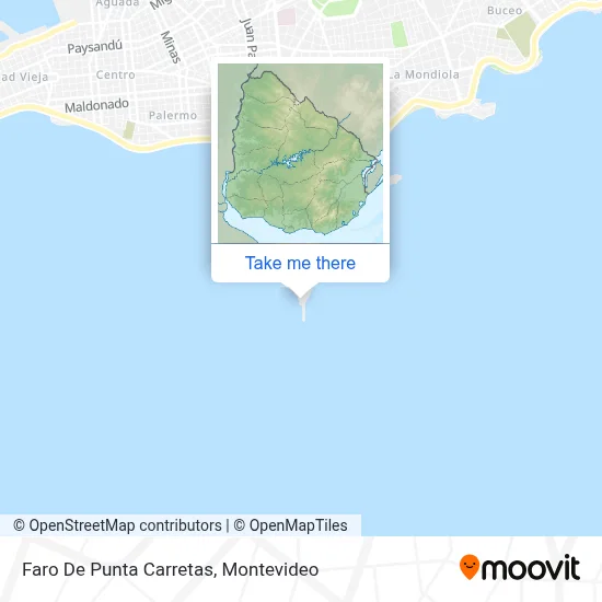 Faro De Punta Carretas map