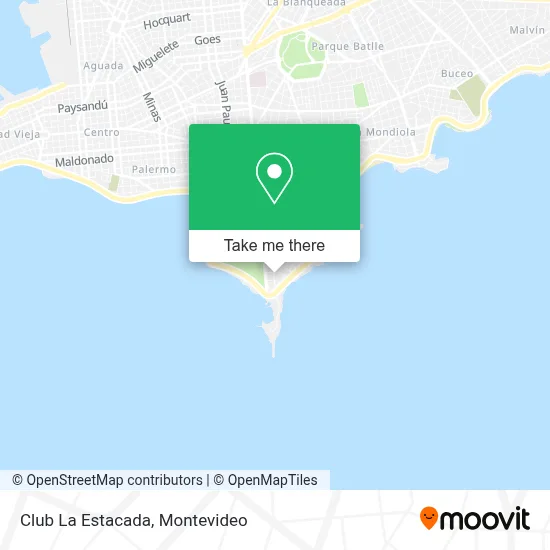 Club La Estacada map