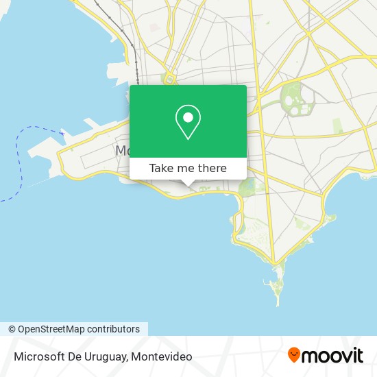 Microsoft De Uruguay map
