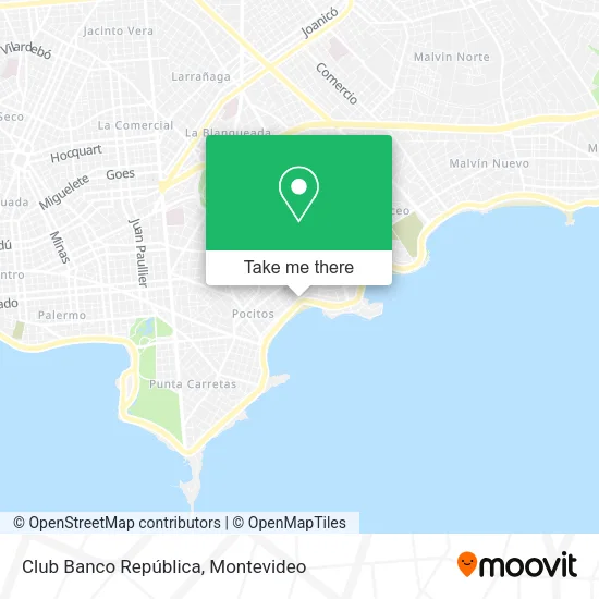 Mapa de Club Banco República