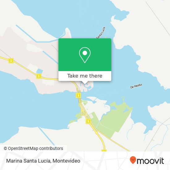 Marina Santa Lucía map