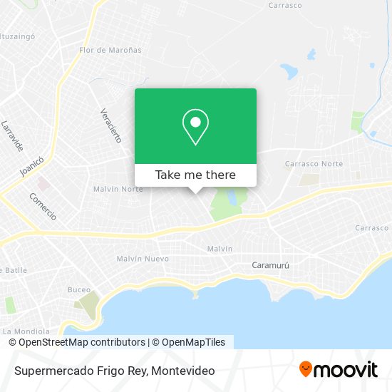 Supermercado Frigo Rey map