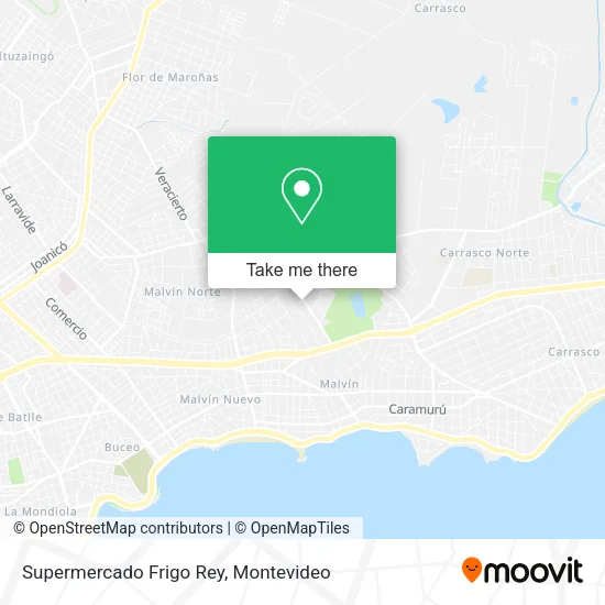 Mapa de Supermercado Frigo Rey