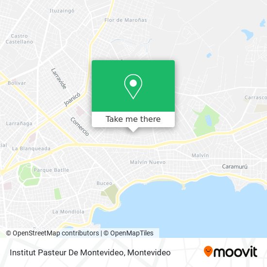 Institut Pasteur De Montevideo map