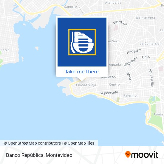 Banco República map