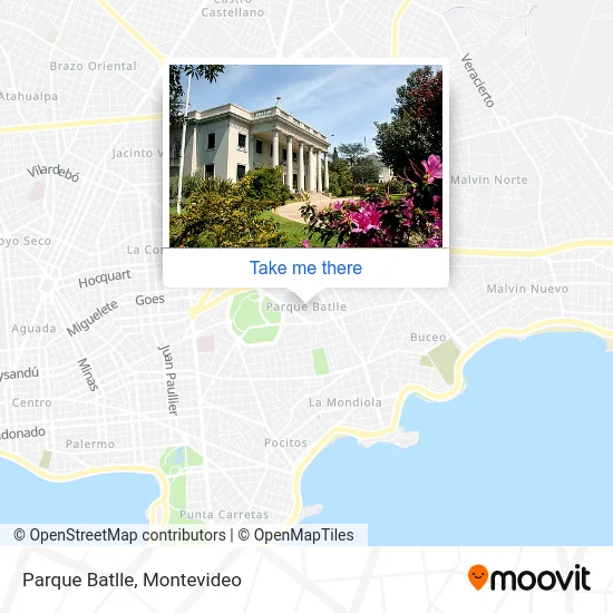 Mapa de Parque Batlle