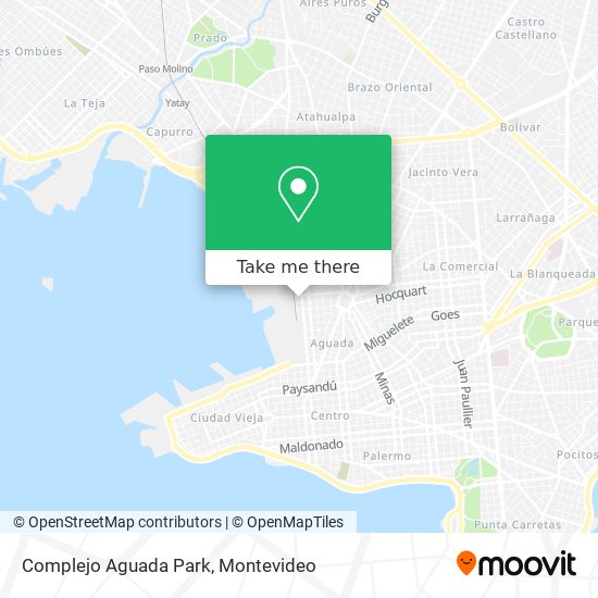 Complejo Aguada Park map