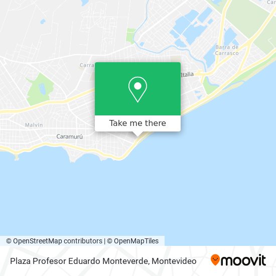 Mapa de Plaza Profesor Eduardo Monteverde