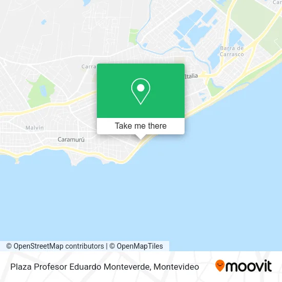 Mapa de Plaza Profesor Eduardo Monteverde