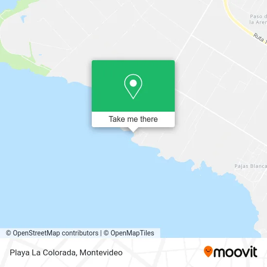 Playa La Colorada map