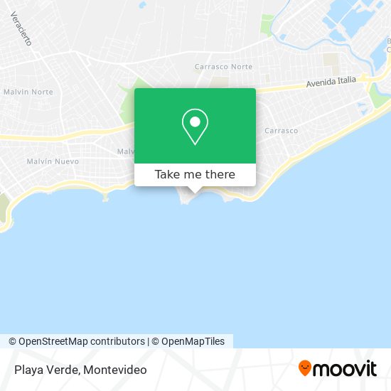 Playa Verde map