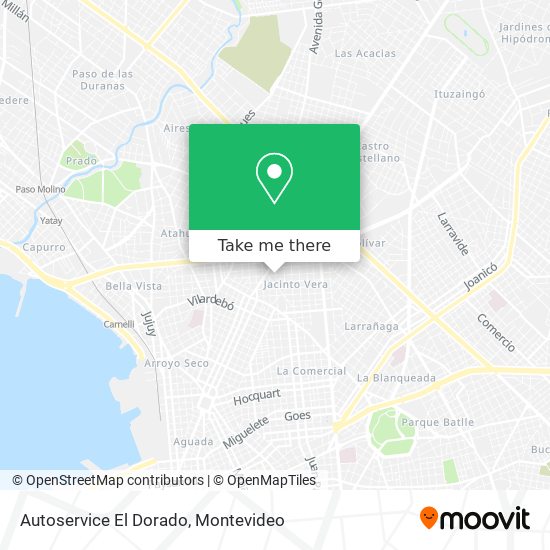 Autoservice El Dorado map